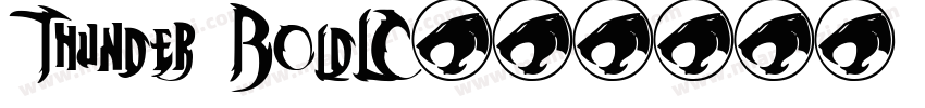 Thunder BoldLC字体转换